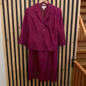 Talbots 100% pure silk Blazer and Skirt Set
